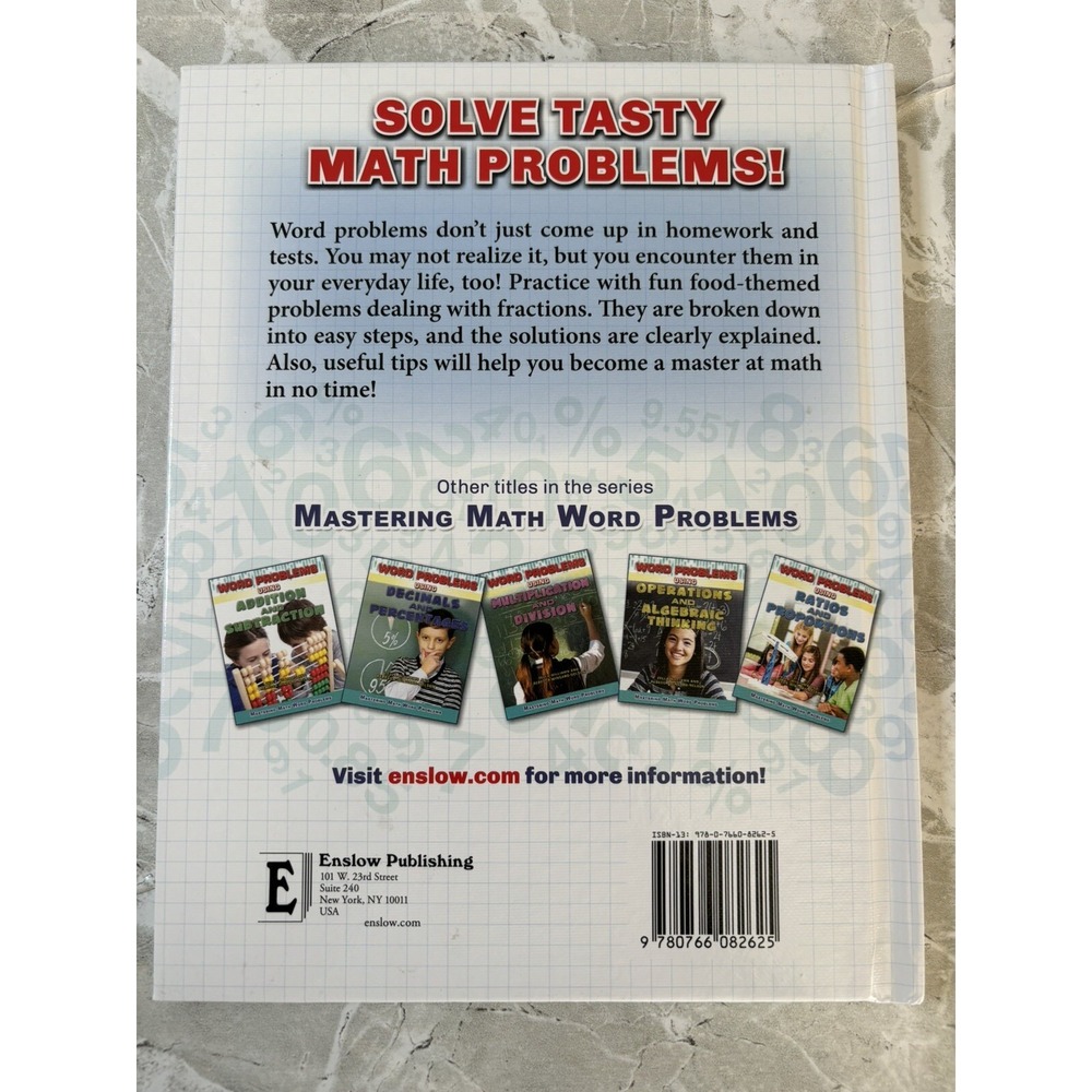 Mastering Math Word Problems Ser.: Word Problems Using Fractions by Williams NEW - Picture 2 of 4